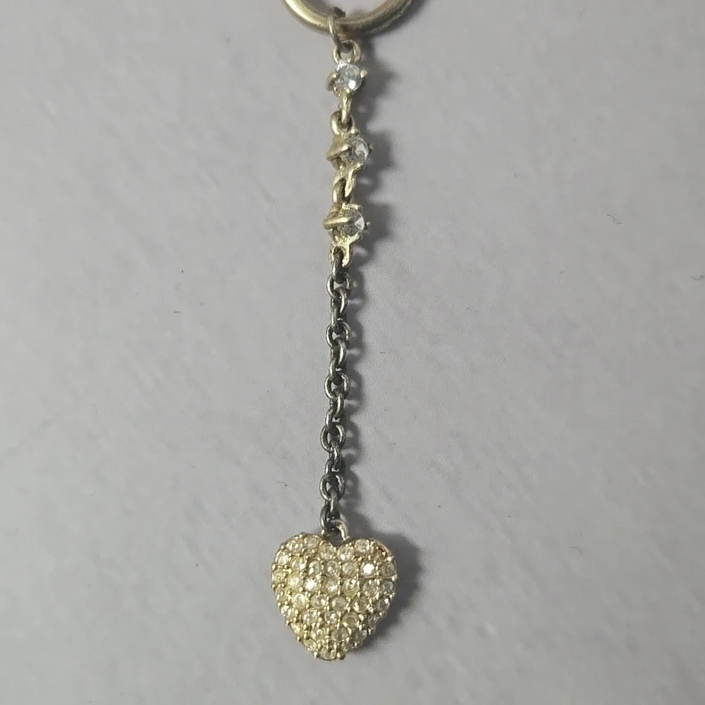 Juicy Couture Vintage Single Heart Charm Earring.